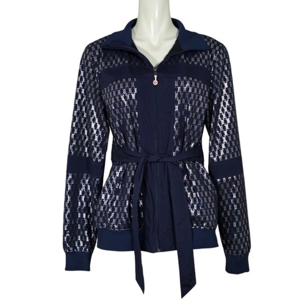 Lululemon Women's Limited Edition New Moves Monogram Softshell Jacket Navy 6